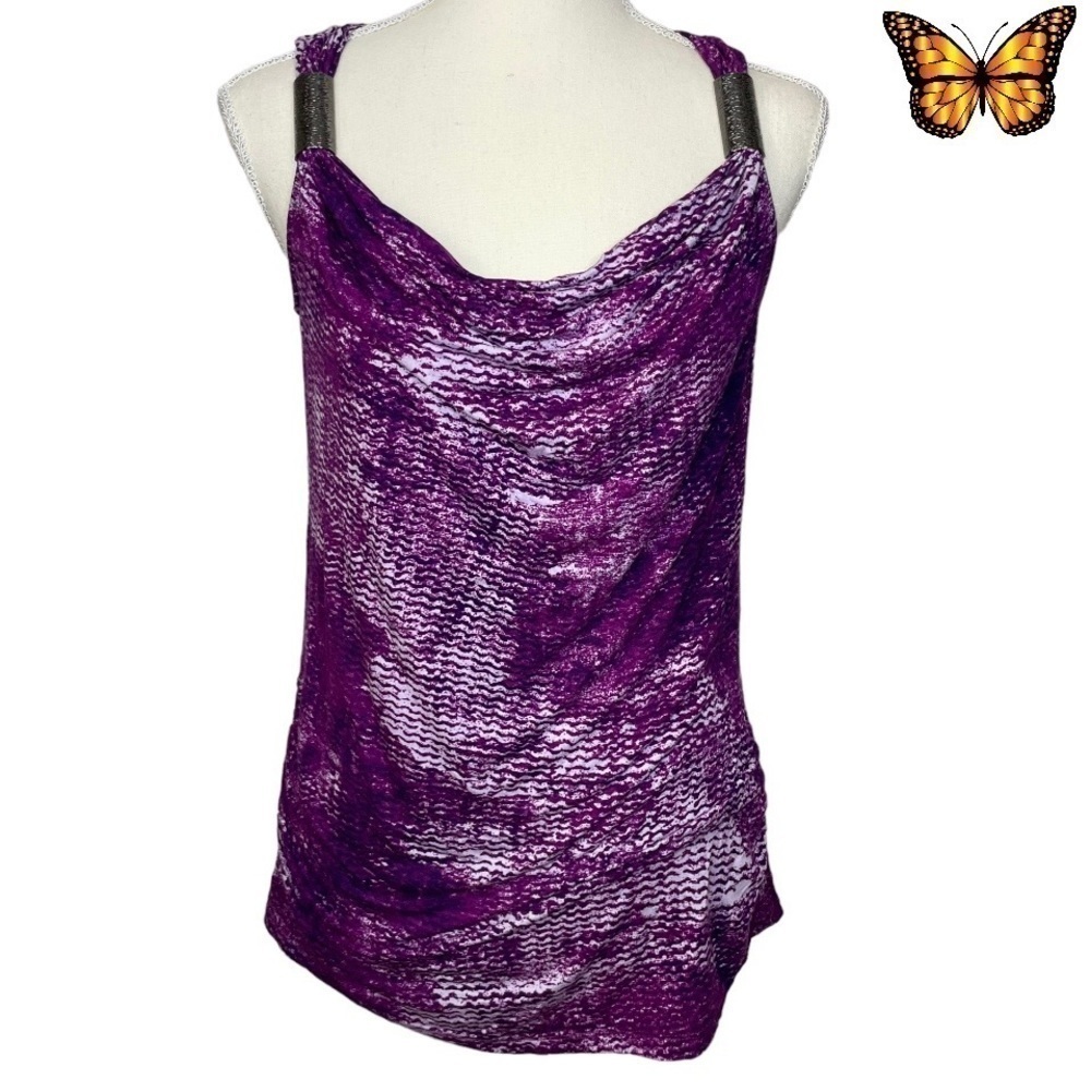 UNLISTED by Kenneth Cole Cowl Neck Sleeveless Dress Top Size Small